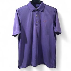 Men's Purple Greg Norman Collection Golf Polo Shirt Size Medium